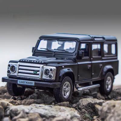 2026 Land Rover Defender Geländewagen Simulation Druckguss Spielzeugfahrzeug RMZ City 1:36 Legierungs-Sammlermodellautos Geschenke für Kinder Exquisite Druckgussmodelle