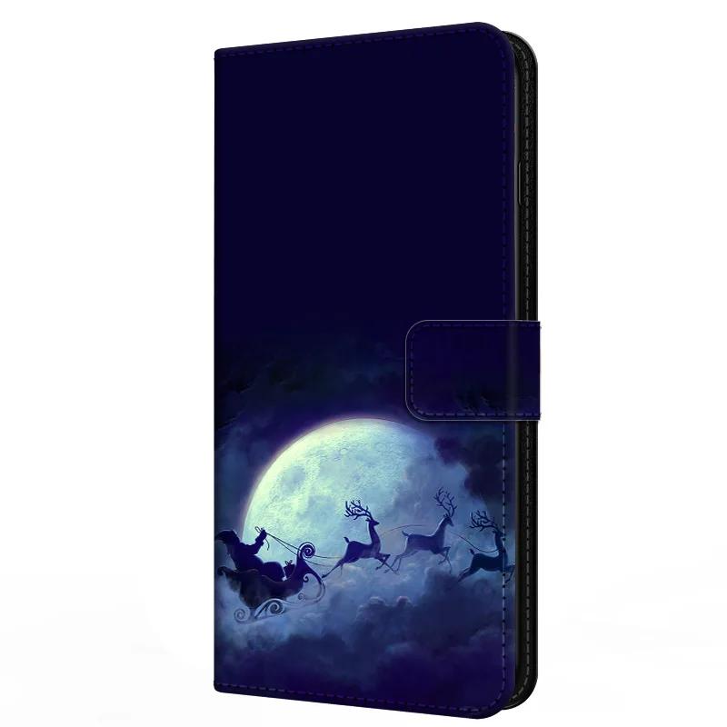Wallet For Oneplus Ace 6 Flip Stand Book Phone Cover Magnetic Leather Case Cartoon Anime Merry Christmas Capa Oneplus Ace6 5G