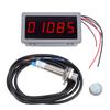 DC Brushless Motor Speed Meter 5 Digit LED Tachometer with Hall Proximity Switch Sensor NPN Frequency Division and
