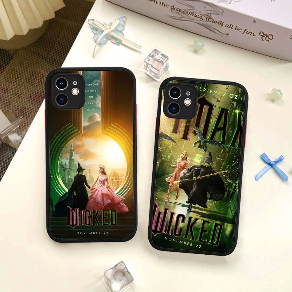 W-Wicked Part One Movie Phone Case For IPhone 16e 16 15 14 13 12 11 Pro Max X XS MAX Plus Spuerstar Matte Cover