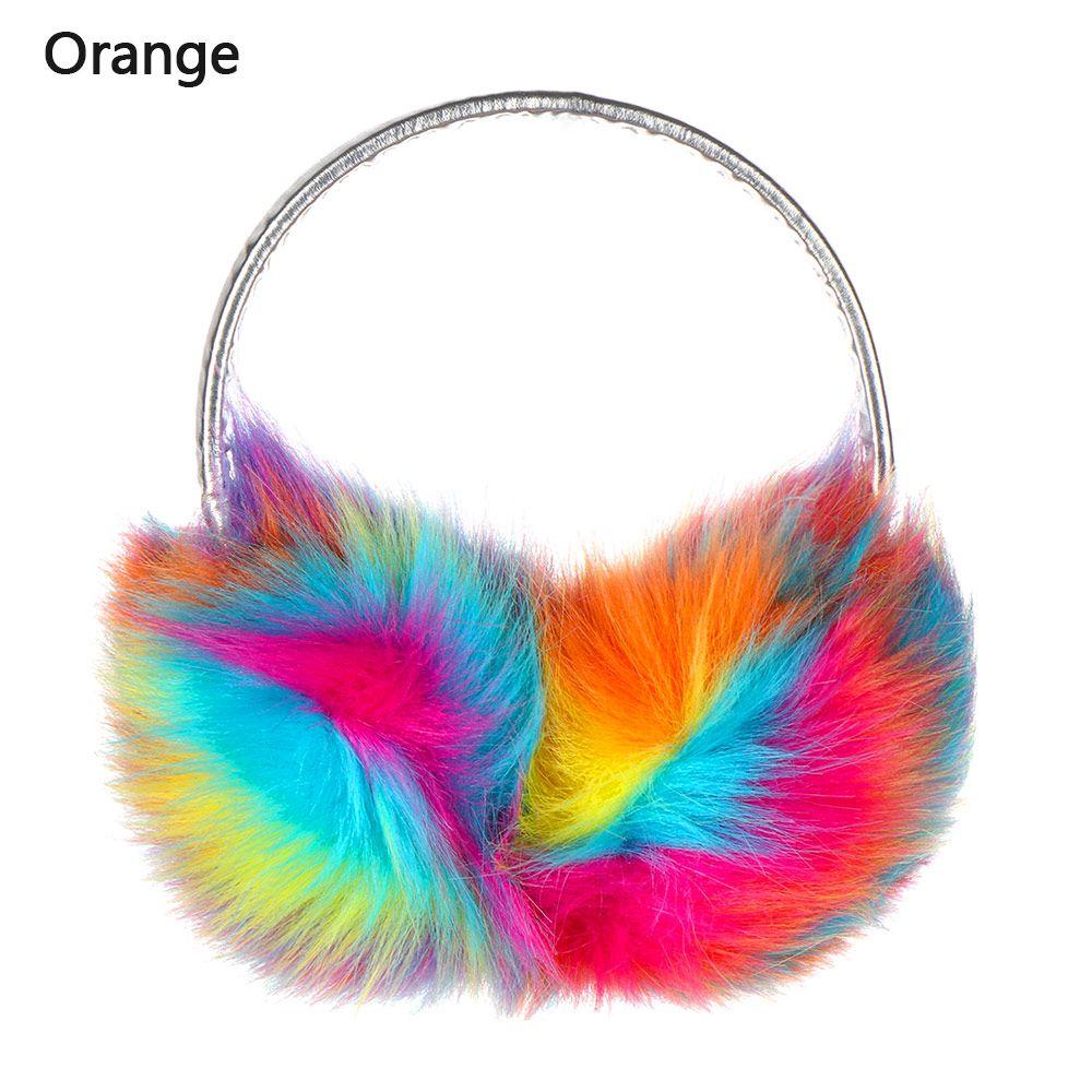 Ear Muff Winter Warm Fluffy Earmuffs Faux Fur Ear Muff Dazzle Color for Women Girls Christmas Outdoor Ear Warmers