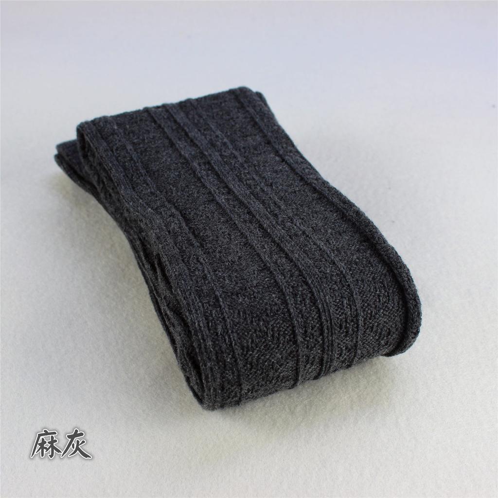 Japanese Extended Twist Stockings Retro Student Thigh Socks Thick Needle Cotton Socks Knee Socks