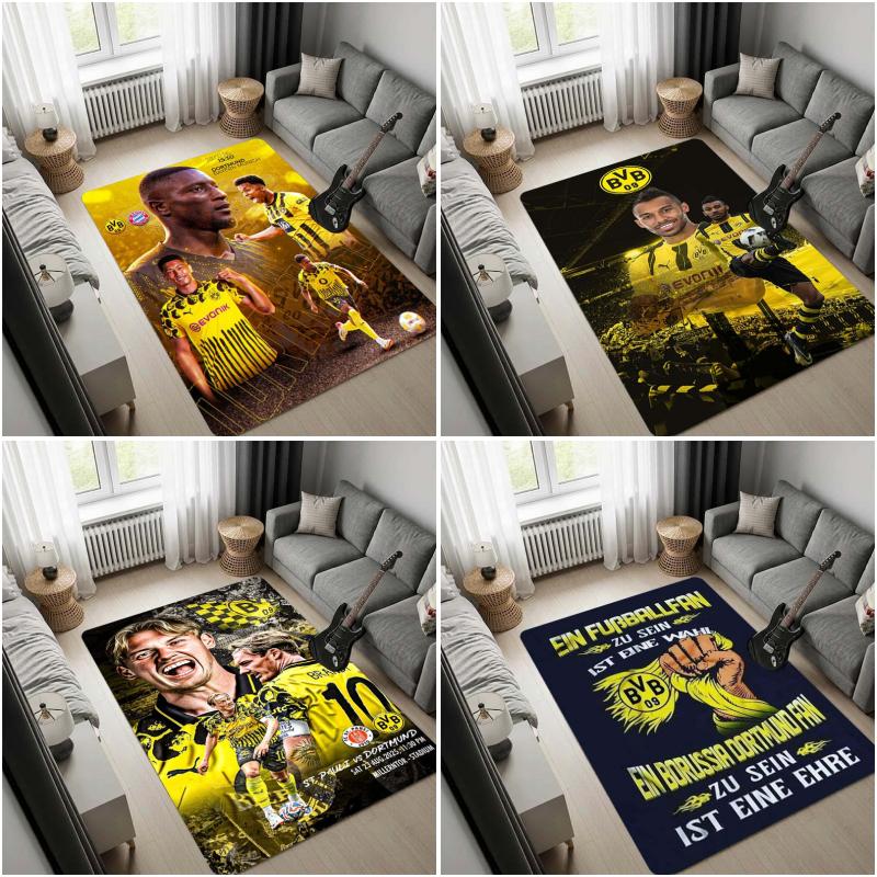 Borussia Dortmund BVB Marco Reus Area Rug Non Slip Floor Carpet Living Room Game Room Decor Gift for Football Supporters