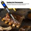 Digital Meat BBQ Thermometer Cooking Fork Instant Read Dual Probe LED Display