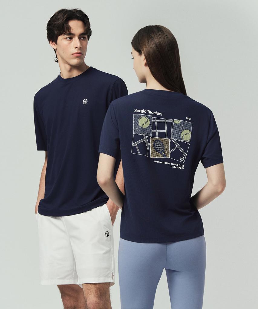 SERGIO TACCHINI U Rayfresh Graphic Short Sleeve T-Shirt (Navy)