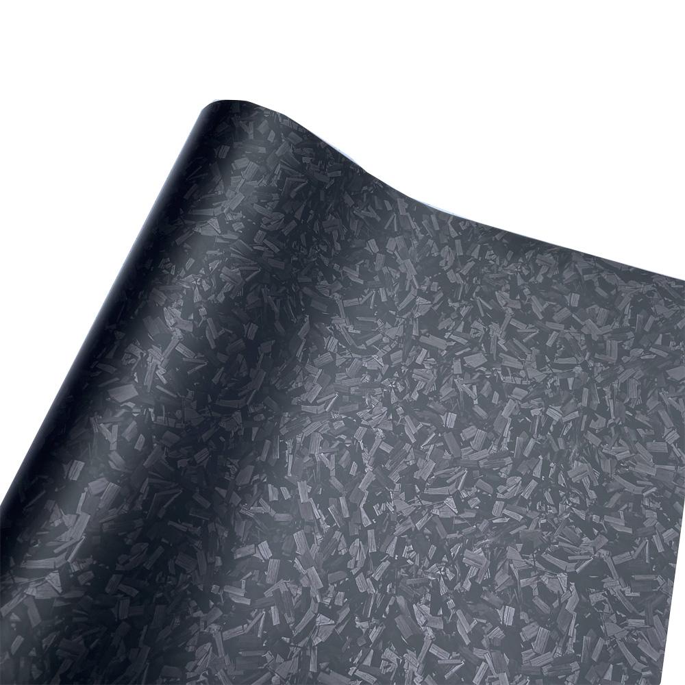 Car Stickers Matte Black Forged Carbon Fiber Vinyl Wrap Film Motorcycle PET Decal Foil Wrapping Car Accessories 10x150 cm чёрный