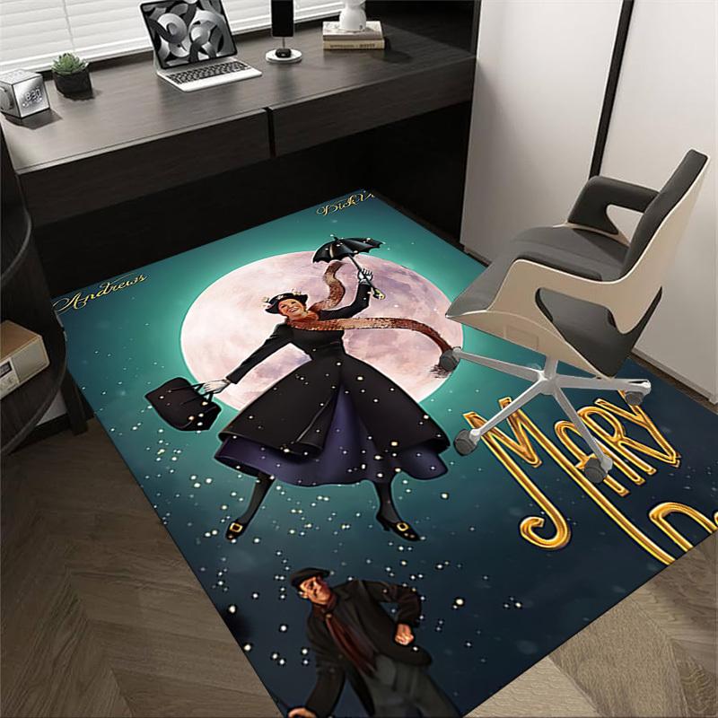 

1PC Mary Poppins Extra Large Non Slip Floor carpet, Office, family, bedroom, Studio Large Area Rug Indoor Rugs 60cm by 90cm