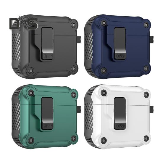 Husă de protecție pentru căști, rezistentă la șocuri, rezistentă la impact, cu protecție la 360 de grade Husă de protecție pentru AirPods 4