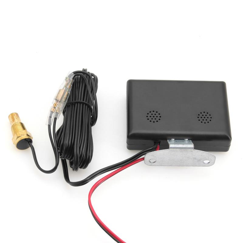 Jauge Numérique Universelle 2 en 1 Température d'Eau + Voltmètre 12V / 24 V avec Capteur M10 pour Voiture / Camion Voltmètre