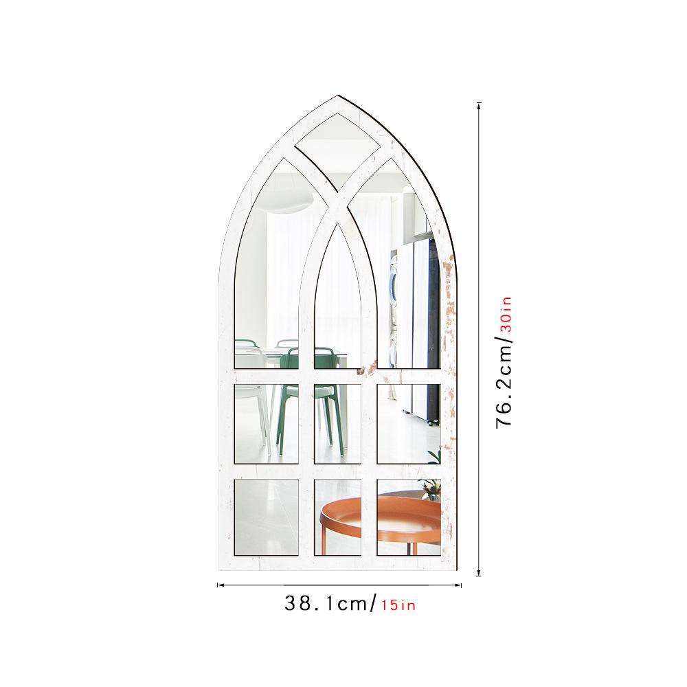 3D Vindusbue Akryl Speilklistremerke - Selvklebende Treveggdekor