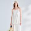 Slack cotton and linen suspenders waffle texture halter top women's summer vacation casual wear niche linen shirt