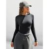 Women's Threaded Long Sleeve Inner Bottom Top