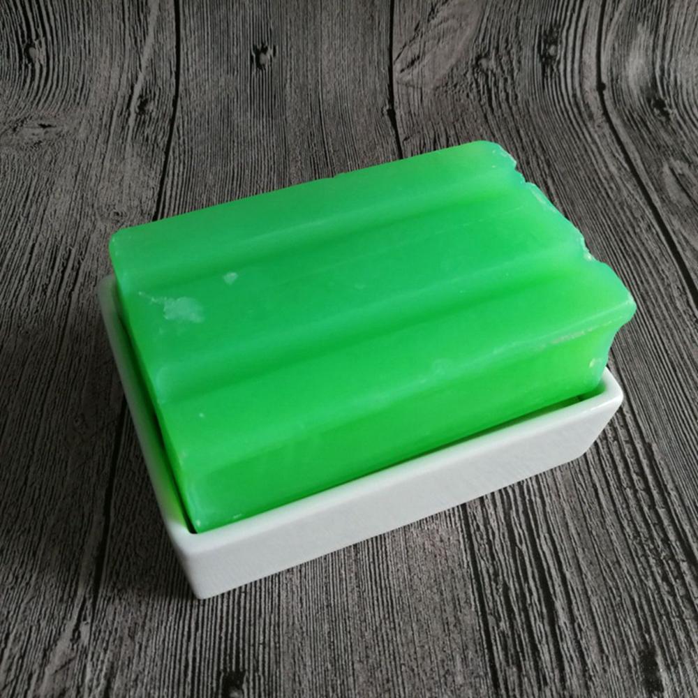 Drying Storage Tray Easy to Clean Ceramic Soap Container Box Draining Rack Soap Dish Sponge Holder