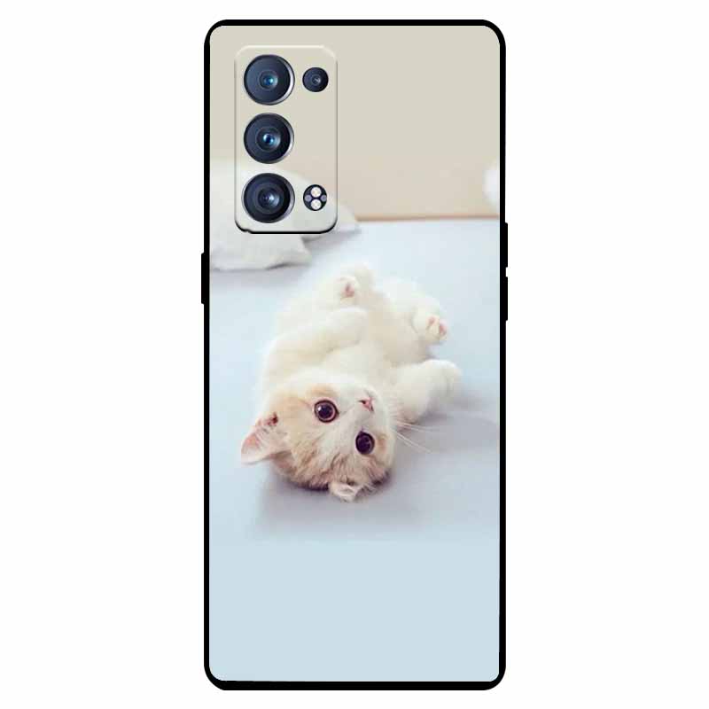 For Oppo Reno 6 Pro 5G Case Snapdragon Shockproof Soft Silicone TPU Back Cover For Oppo Reno 6 Pro CPH2247 Phone Cases Cute Capa