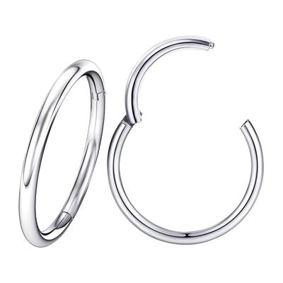 3 Anello Chiuso in Lega di Titanio Popolare Gioiello Piercing Orecchino Anello Senza Cuciture Orecchino Anello Labbra Anello Naso