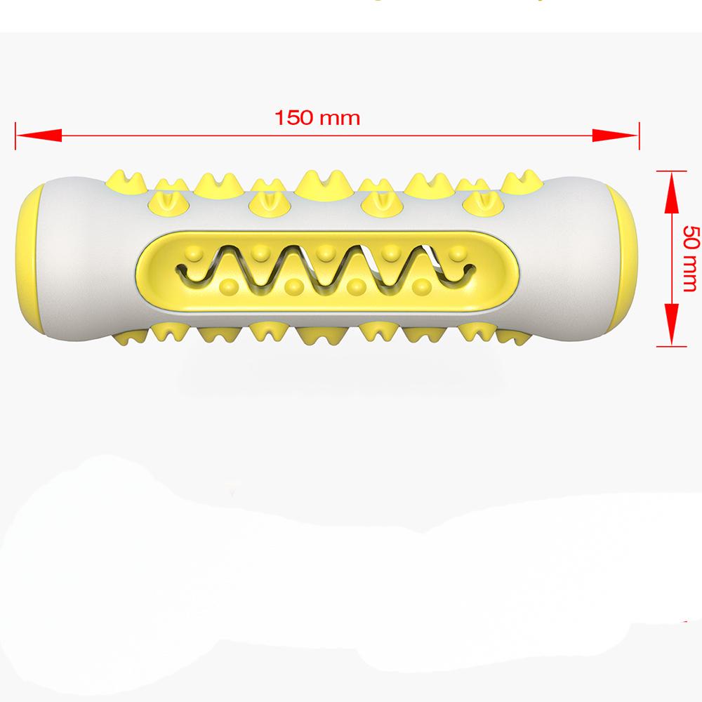 Toothbrush Chawing Dog Toys Indestructible Squark Aggressive Chewers Pet Plaything Soft Rubber Clean Pet Tooth Toy for Big Dog