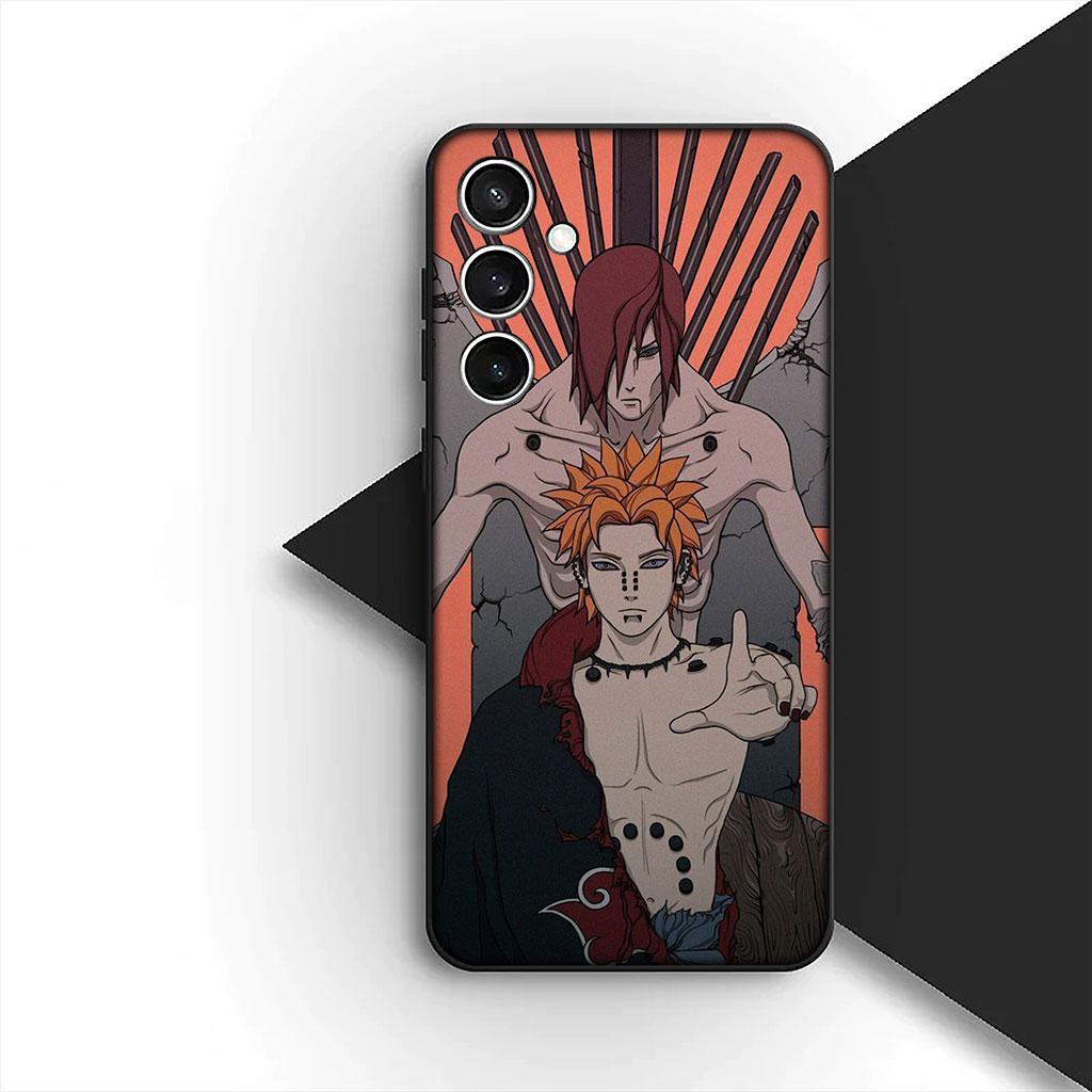 

Phone Cover for Samsung Galaxy S22 S21 S20 FE Ultra Plus A07 A17 A15 A16 A25 A57 A37 Case Pain Itachi Uchiha Narutos Akatsuki Samsung S22