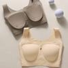 Large Size Lingerie Women's Thin Seamless Vest Style Bra with Gathered Accessory Breasts To Prevent Sagging Bra