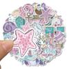 50 PCS Cute Sea Mermaid Stickers for Boys Girls Cartoon Ocean Stickers Vinyl Waterproof Stickers for Water Bottles,Laptop