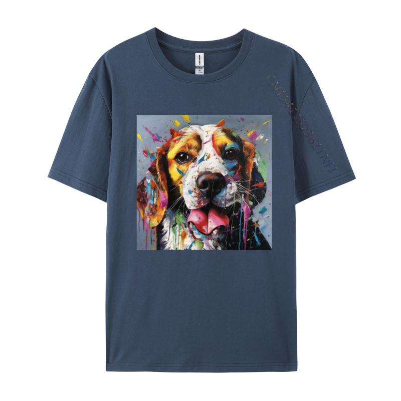 Beagle Curves TShirt Funny Beagle Dog Tshirts Custom Tops T Shirt 2024 Newest Black Clothing Shirt Unisex