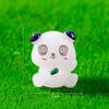 Micro-landscape Glow-in-the-dark Red Panda Cute Animal Figurines Garden Decoration Accessories Car Desktop Resin Small Ornaments