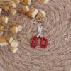 1:12 Dollhouse Mini Metal Red Scissors Simulation Furniture Scissors Model Toys