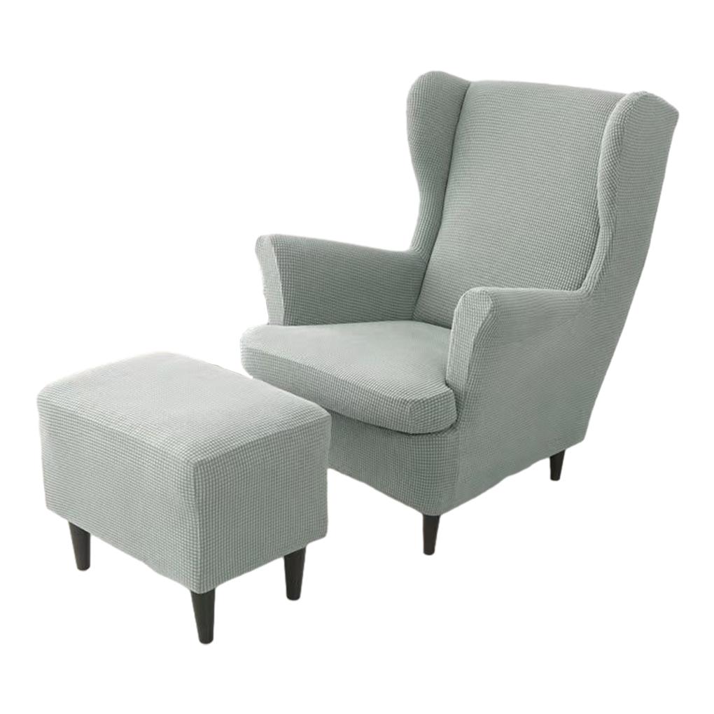 

3piece Wingback Chair Soft And Comfortable Elastic For 3pieces Washable Arm Chair Cover Cover Clean And Chair Covers