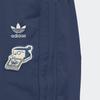 Adidas Originals X-Large Collaboration Embroidered Logo High-Waist Drawstring Athletic Shorts Men Shorts Navy IS0653