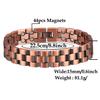 Copper Bracelet for Men Double Raw Magnets for Joint Pain and Stiffness Joint Related Inflammation and Skin Allergies