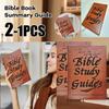 Bible Study Guide 66 Pages Bible Book with Scripture Note & Prayer Reflections Devotional Journal Learning Plan Daily Workbooks