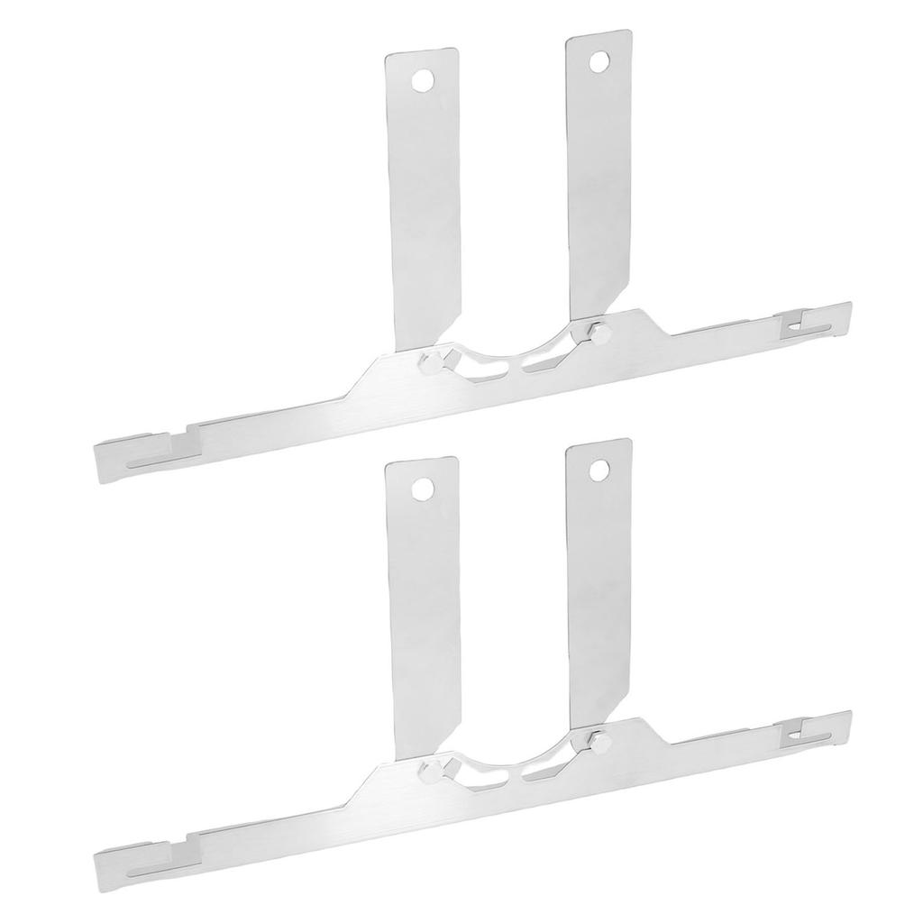 2 Sets Wheel Alignment Tool with 2 16FT Tape Measures Silver Alloy Steel Universal Fit Automotive
