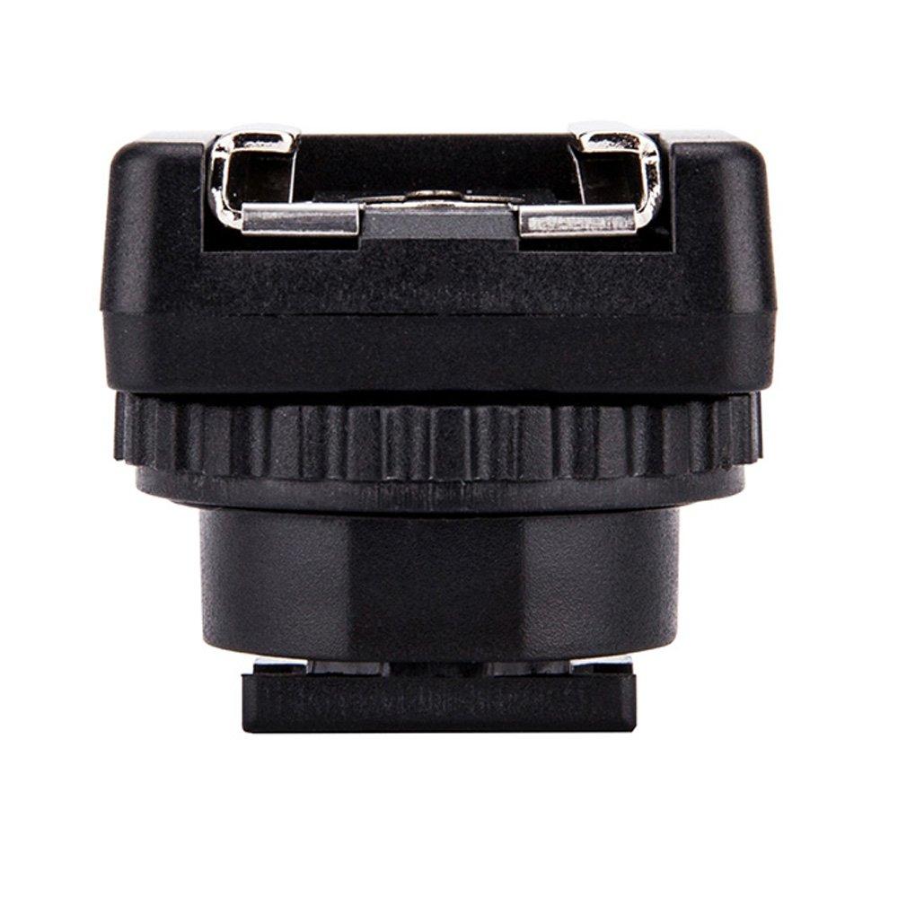 JJC Microphone & LED Light Cold Shoe Adapter Converter for Sony FDR-AX53, AX43, AX45, AX33, AX60, AX100, AX700, HDR-CX675, CX680, CX900, CX400E, CX510
