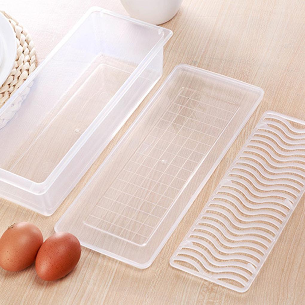 Kitchen Food Fruit Storage Containers Refrigerator Case Plastic Box