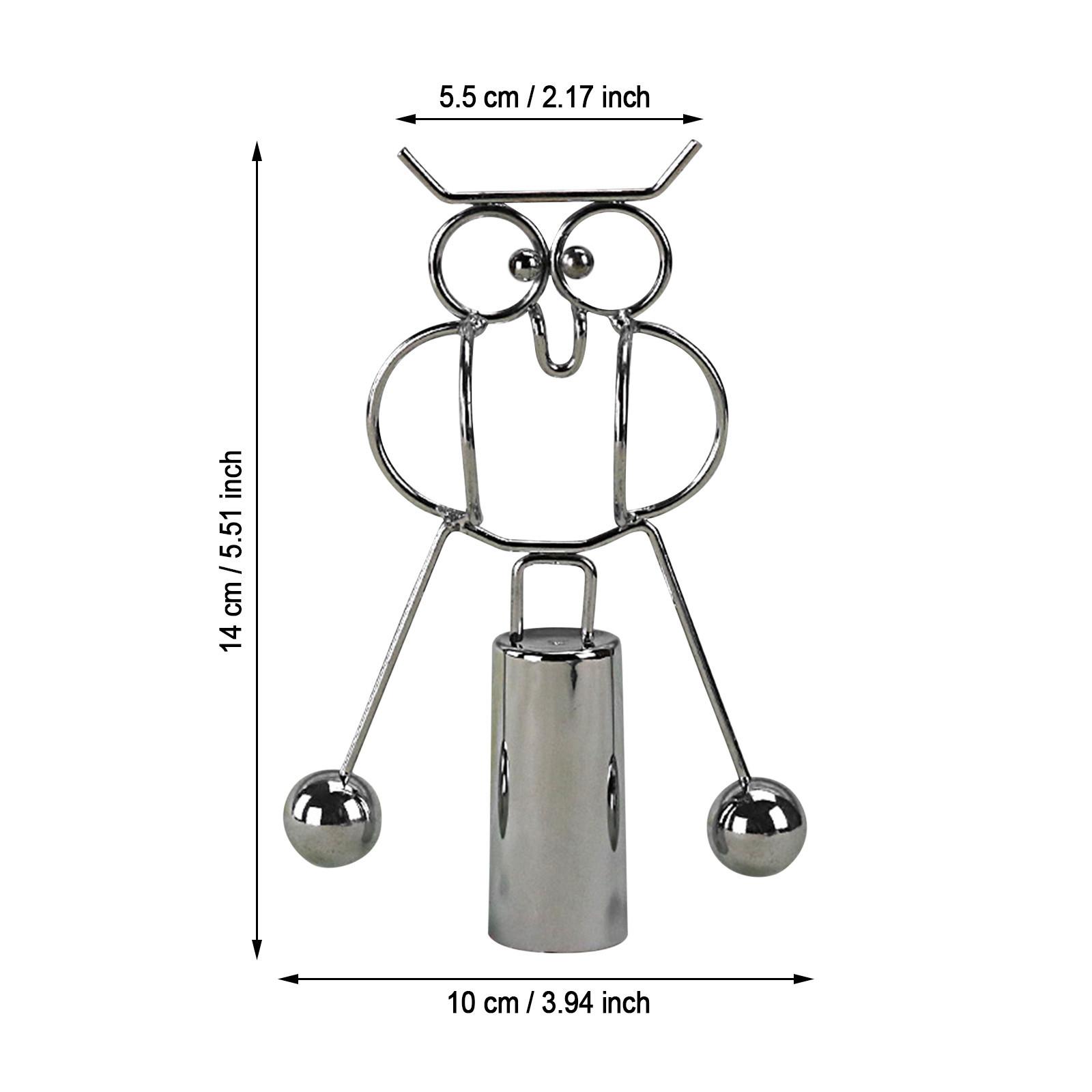 

Игрушка балансирующий шар из нержавеющей стали Креативный маятник Железные украшения Декомпрессионная настольная игрушка Инструменты для раннего развития Подарки One Size