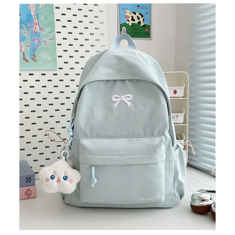 New Highvalue Japanese Ins Fresh and Sweet Candycolored Backpack, Lightweight and Largecapacity Backpack for Junior High School Students
