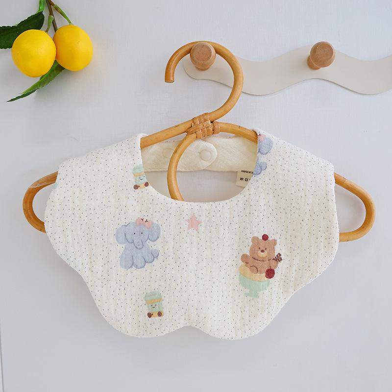 Sześcio-warstwowy bawełniany muślinowy śliniaczek i ochraniacz na brzuszek dla dziecka