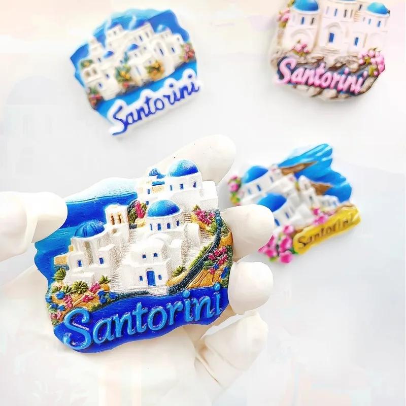Greece Souvenirs Athens Fridge Stickers Parthenon Santorini Fridge Magnets Home Decoration Wedding Gifts