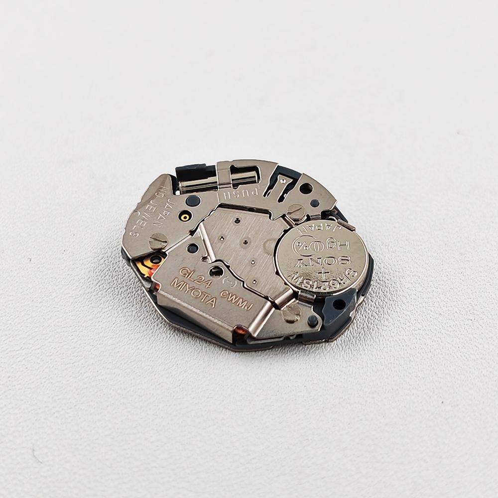 Japan Original Miyota GL24 Quartz Movement Mod Import Mechanism GL24 with Battery/Stem Parts