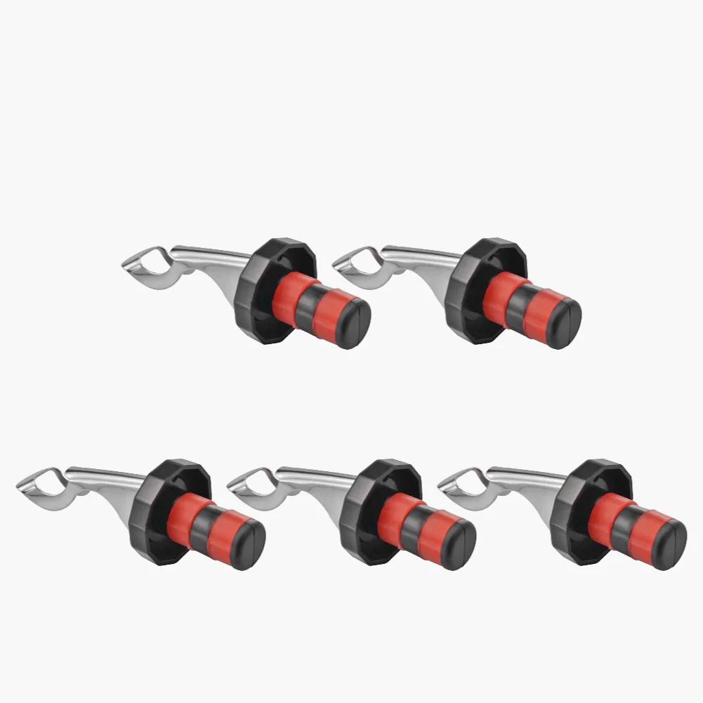 1-10Pcs Press Wine Stopper Vacuum Sealed Plug Wine Bottle Stopper Wine Champagne Caps Barware Kitchen Tools Wine Bottle Stopper