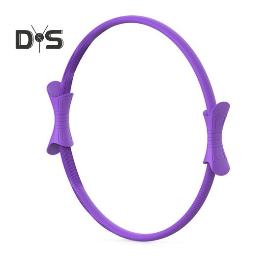 

Женское кольцо для пилатеса с нескользящими ручками для ног, тонизирующее внутреннюю часть бедра, упражнения для мышц тазового дна, круг для йоги, домашний тренажерный зал, фитнес-оборудование фиолетовый