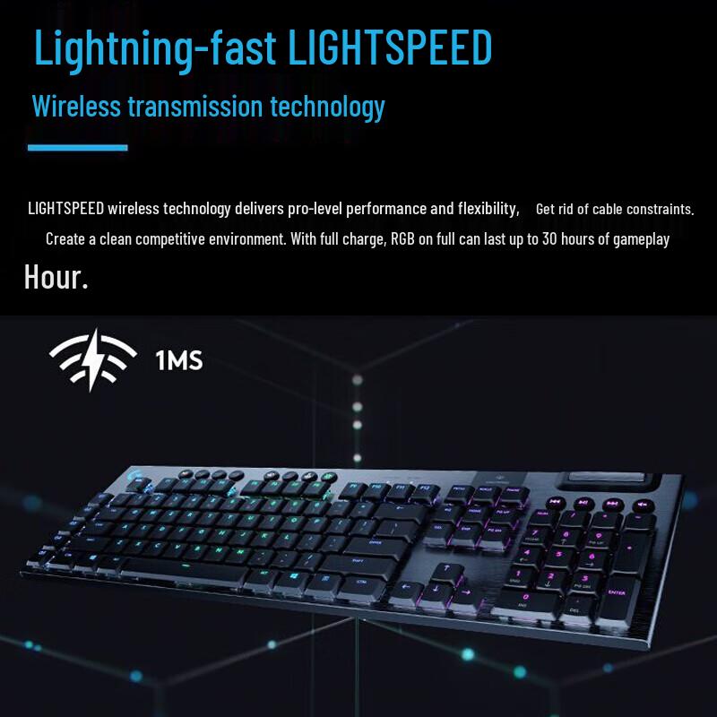 Logitech G913 Wireless RGB Mechanical Gaming Keyboard