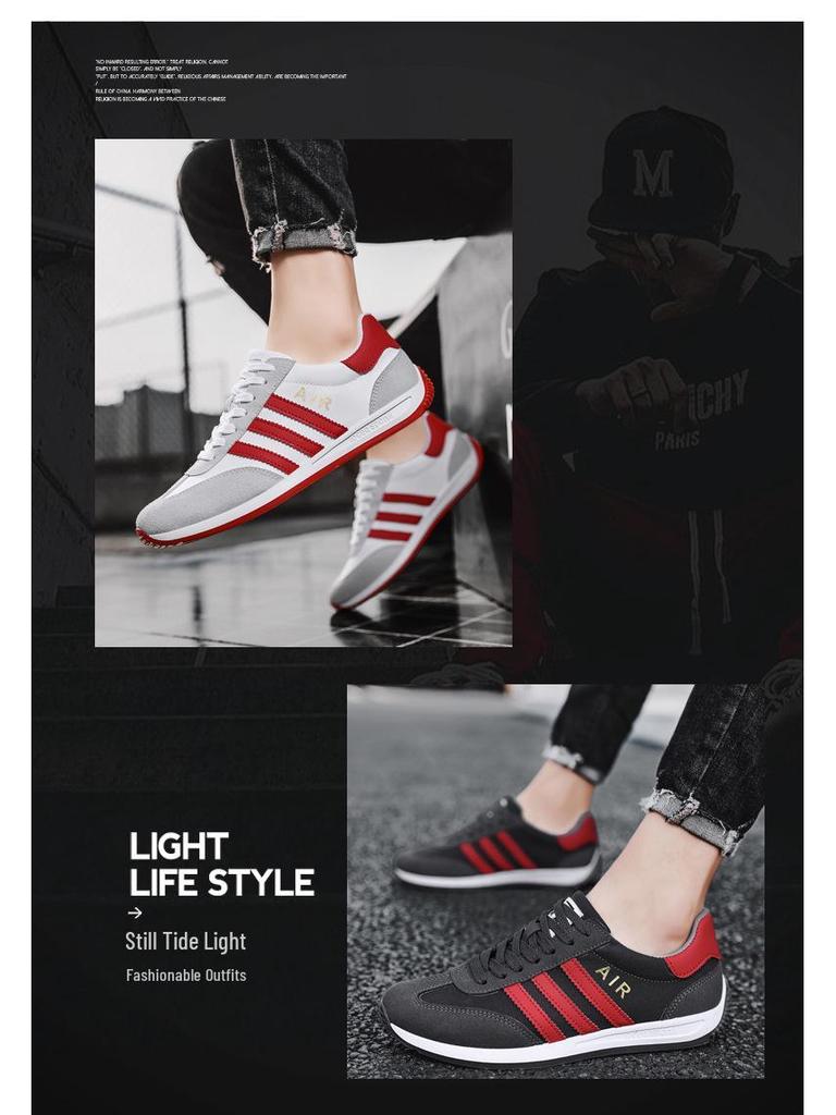 2025 Herre Casual Canvas Sneakers - Pustende Sommersko for Løping