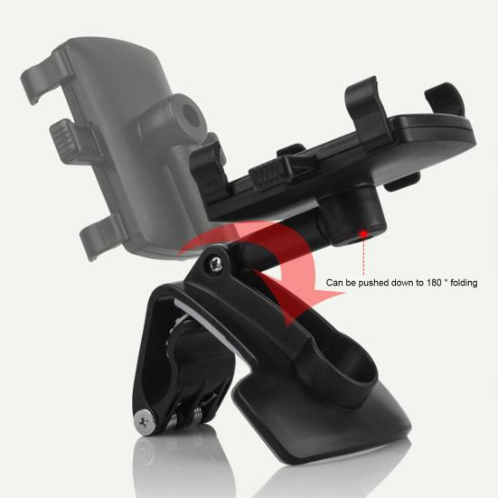 Supporto per Telefono da Auto Rotazione a 360 gradi Clip-on Supporto per Telefono da Auto Cruscotto Parabrezza Bocchetta di Ventilazione Supporto per Cellulare per Smartphone 3"-7"