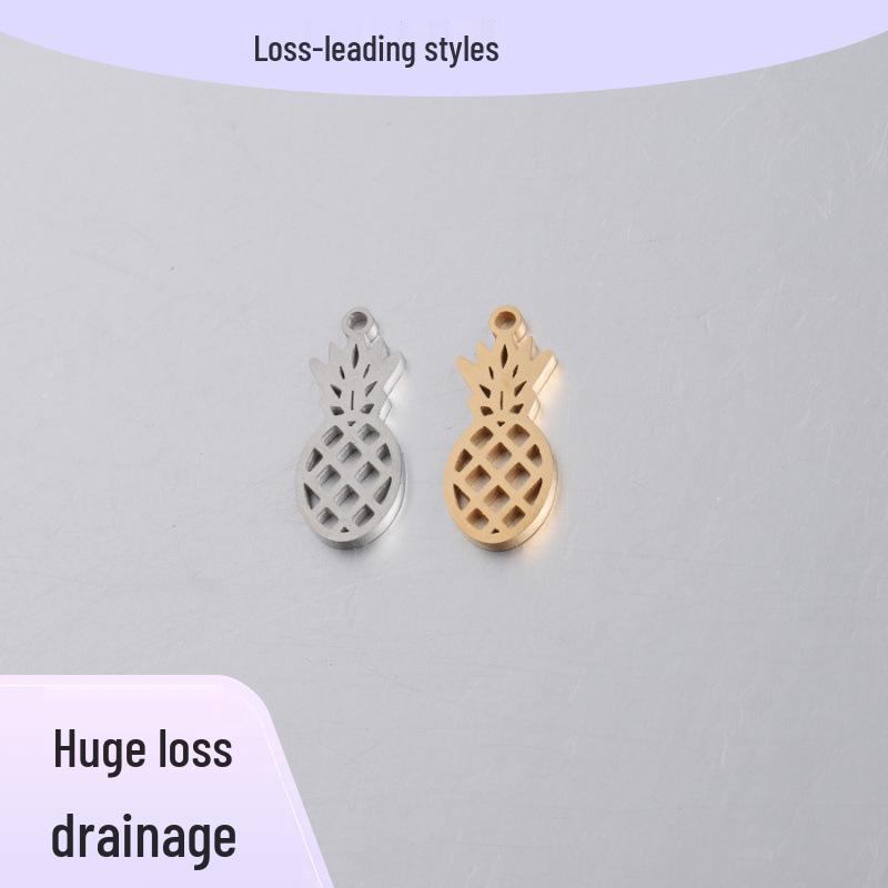 

Pineapple-Shaped Stainless Steel Hollow Jewelry Pendants