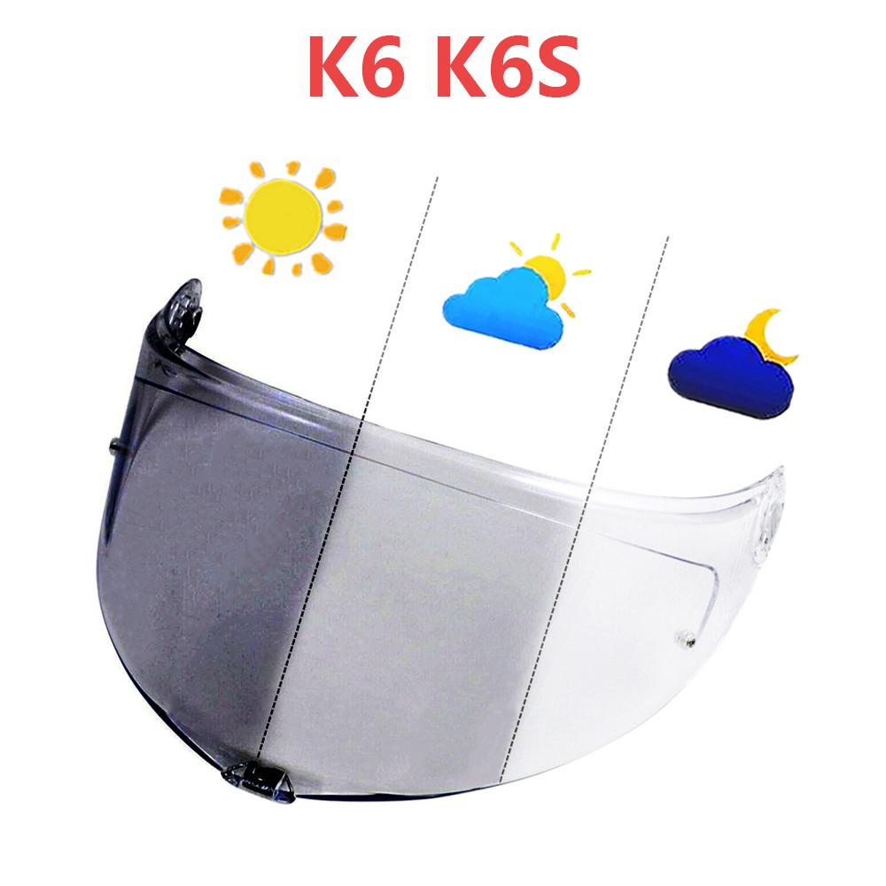 Helmet Visor For AGV K1 K1S K6 K6S K5 K5S New K3 E2206 Pista Pista GPRR Helmet Face Shield