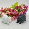 Cute Yawning for cat Statue - White or Black, Compact Desktop Decor for Home, Office, Car - Perfect Gift for Cat Lovers