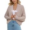 Women's Fashion Casual Comfortable Solid Color Cardigan Jacket