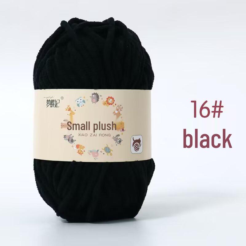 Little Velvet Chunky Yarn for DIY Knitting & Crochet - Cute Baby Crafts, Scarves, Dolls & Shoes