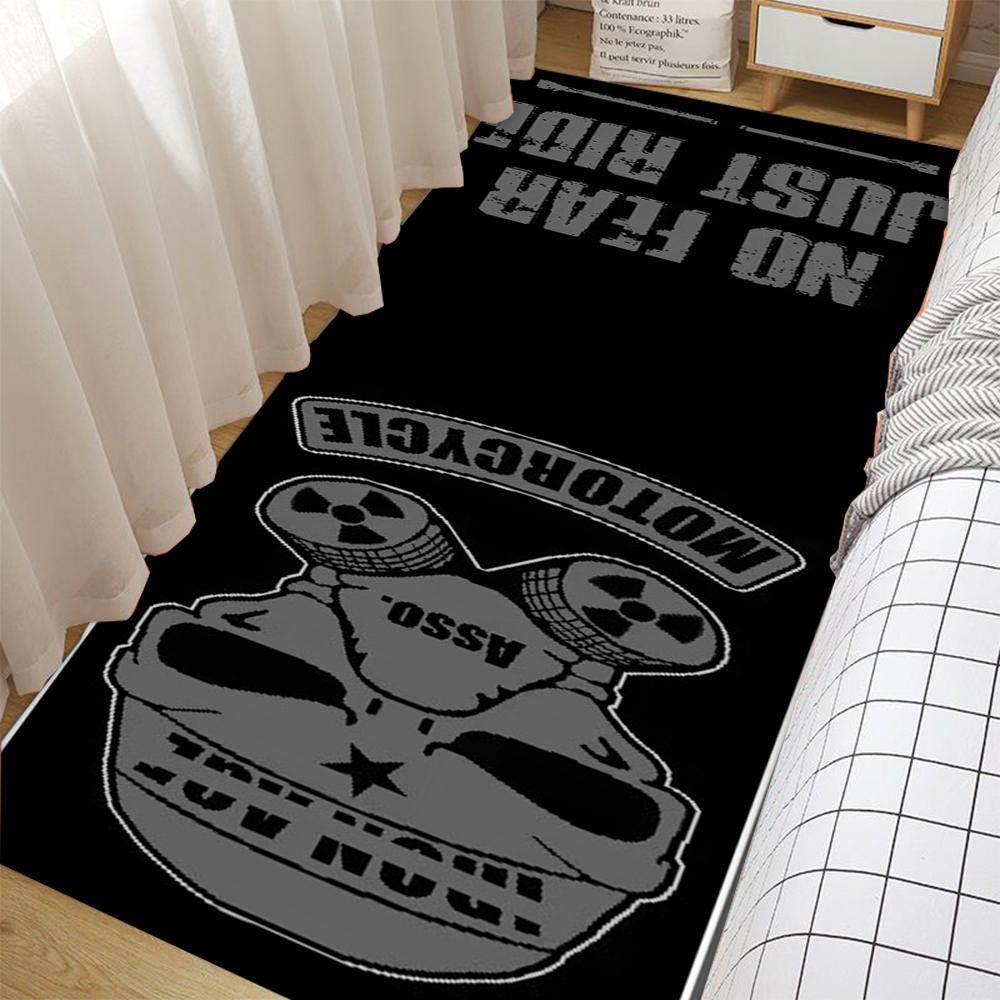 Cool Motorcycle Display Carpet Floor Garage Racing Moto Electric Vehicle Mat Entrance Doormat Bedroom Decoration Rug Bedroom