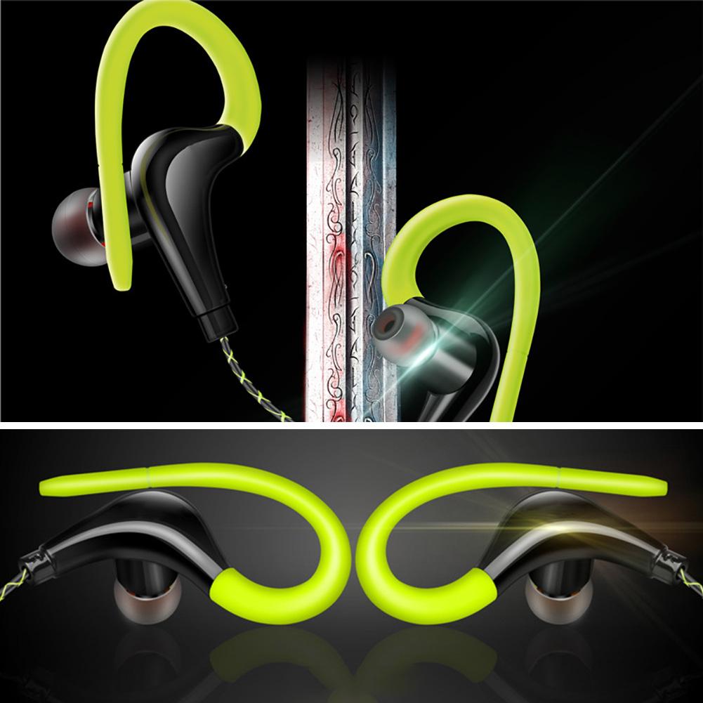 Earphones 3.5mm Sport Earphone Super Stereo Headsets Sweatproof Running Headset With Mic Ear Hook